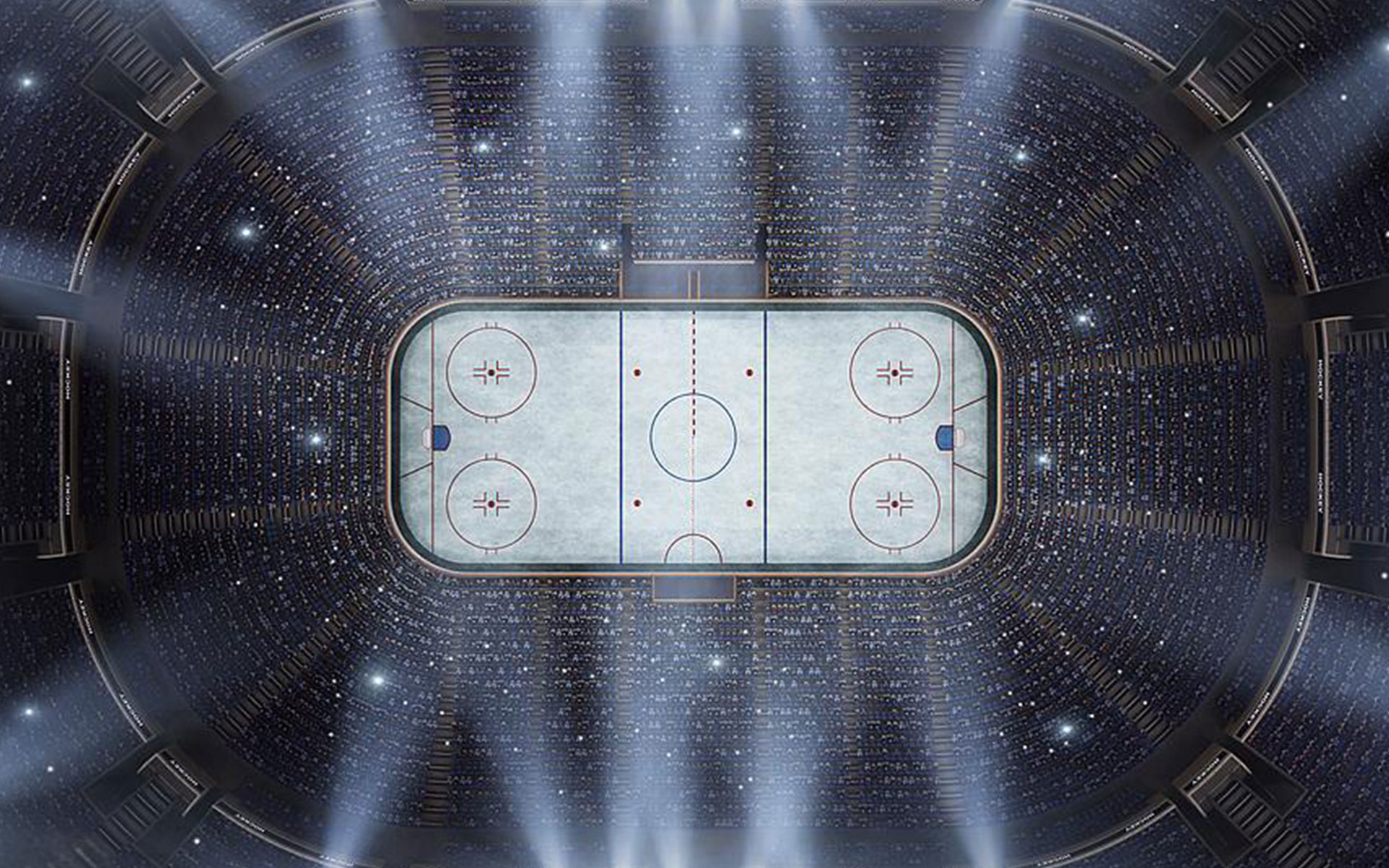 Focusun competition ice hockey rink featuring professional refrigeration systems and IIHF-standard rink solutions for training and tournaments.